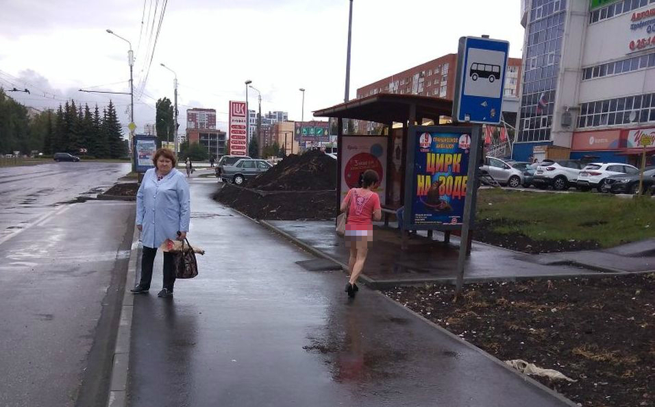 О, времена и нравы: по Пензе бегала полуголая девушка