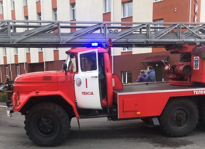 В Пензе случился пожар в поликлинике для детей