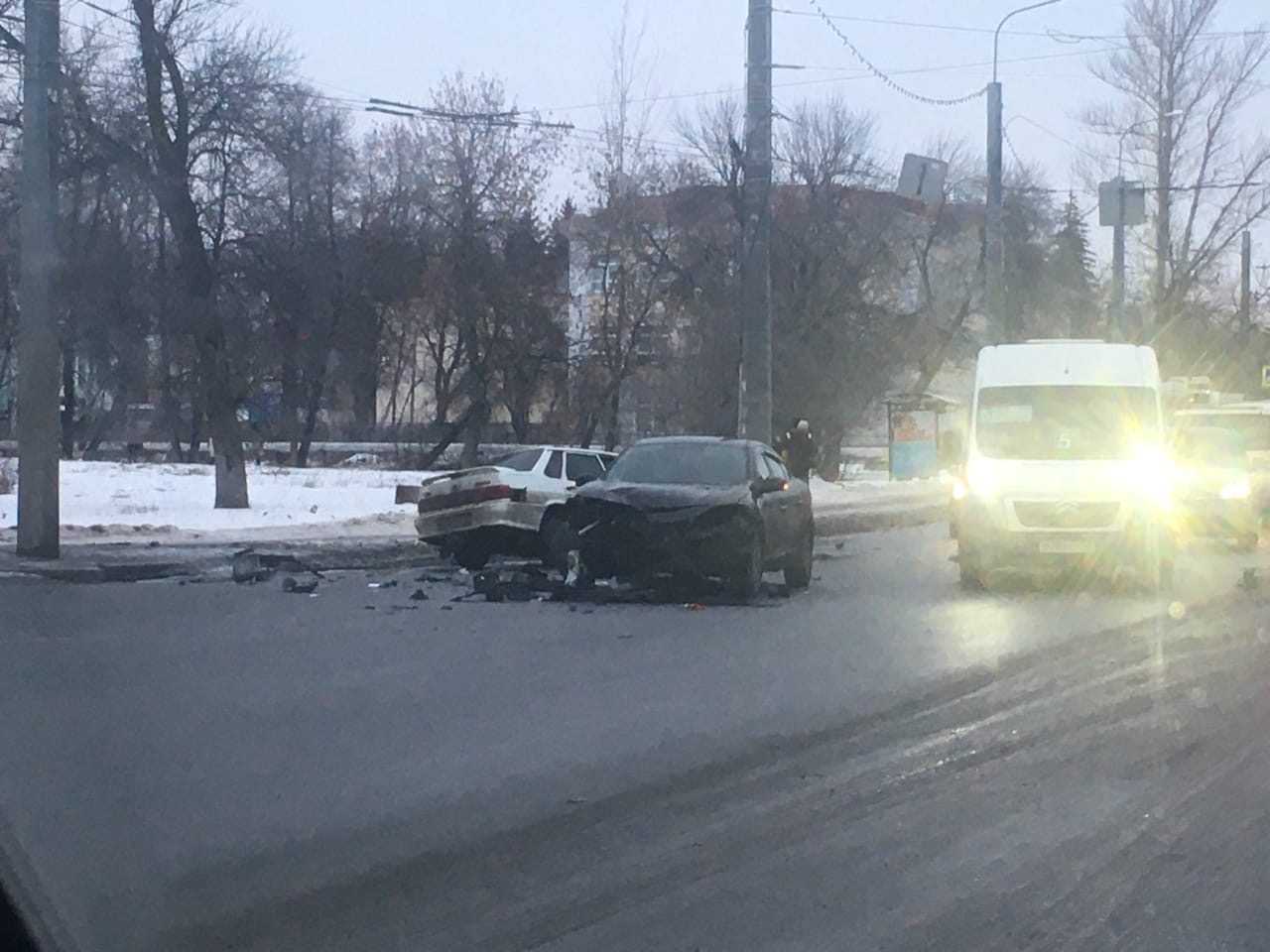 ГИБДД сообщила подробности массового ДТП на улице Гагарина