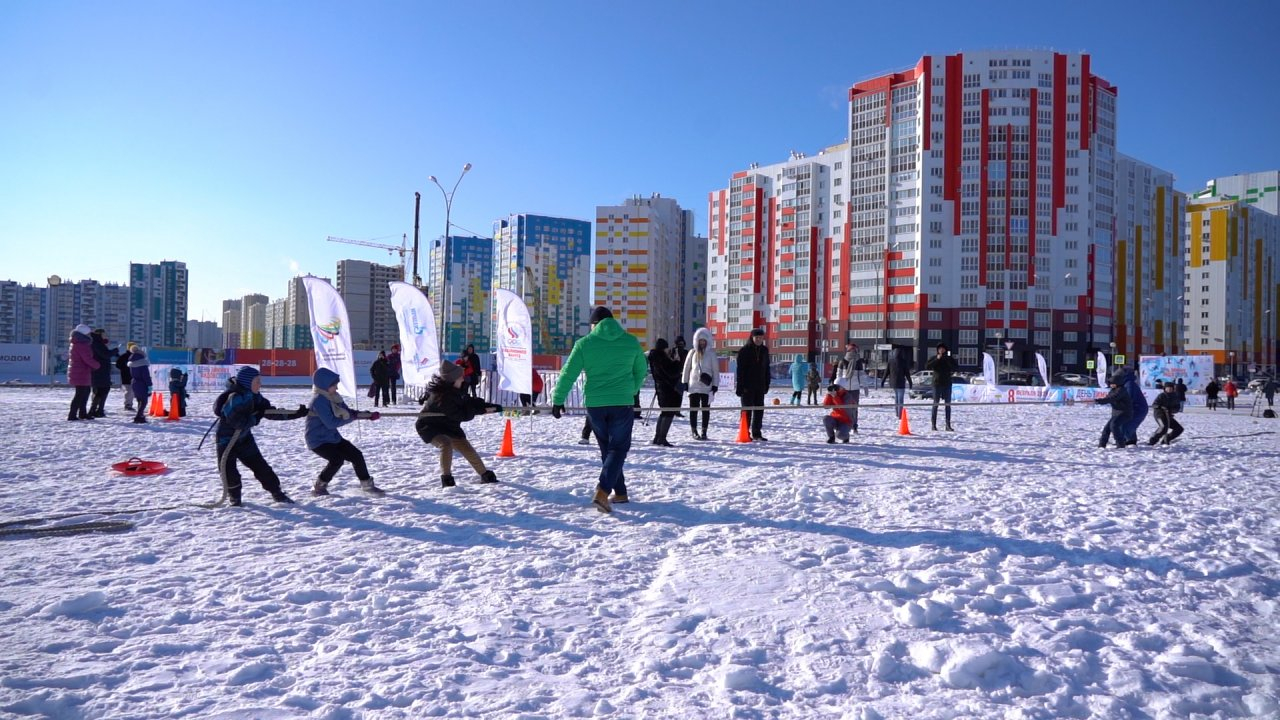 День зимних видов спорта прошел в Спутнике