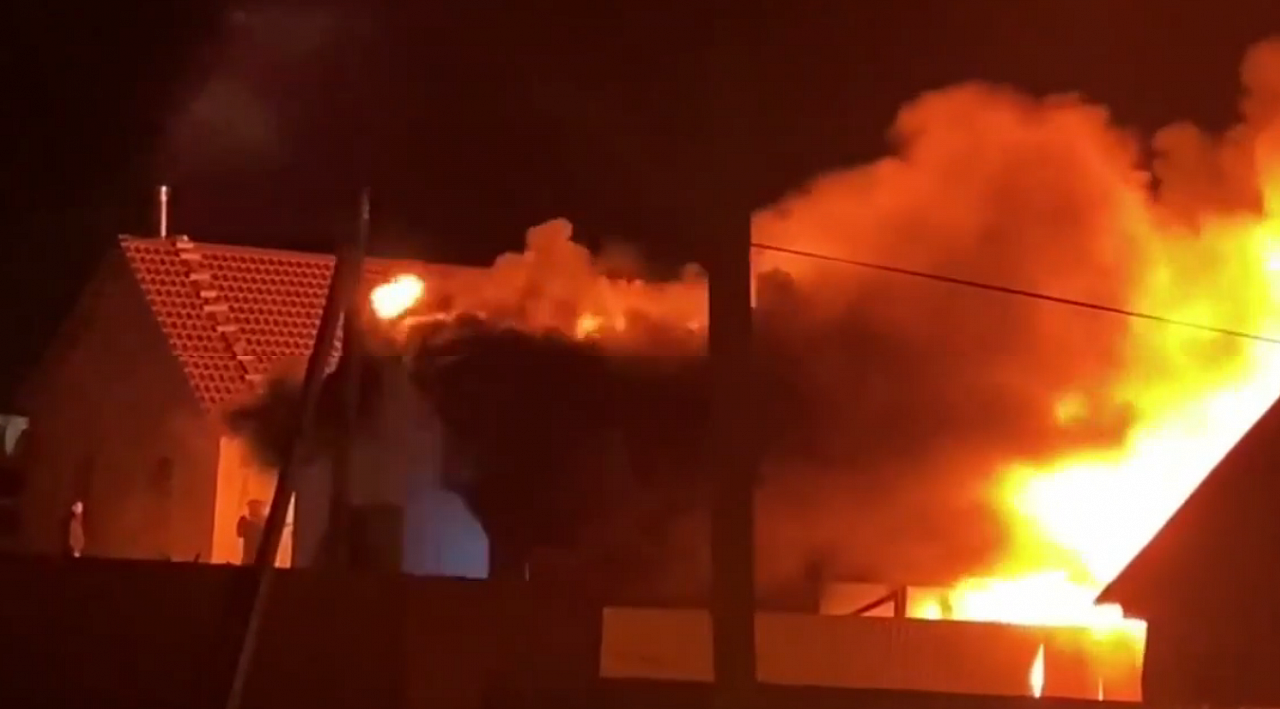 В Бессоновке Пензенской области произошел страшный пожар - видео