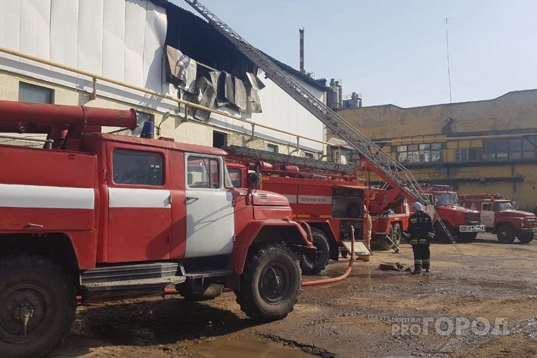 В Пензенской области случился пожар на производстве – подробности