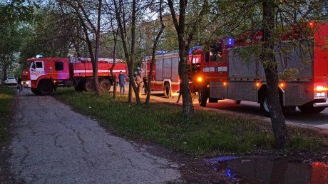 Пензенские пожарные спасли маленьких детей из огня