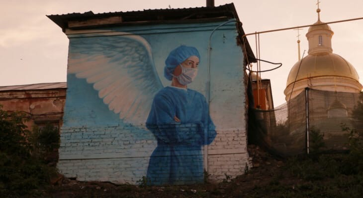В Пензе снесли здание с граффити "Спасибо врачам"