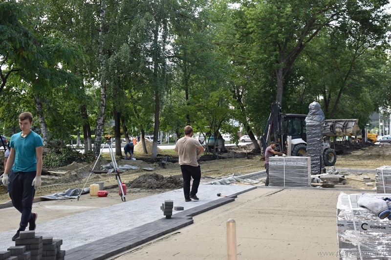 В Пензе скверы Пушкина, Славы и «Копилка пословиц» будут готовы ко Дню города
