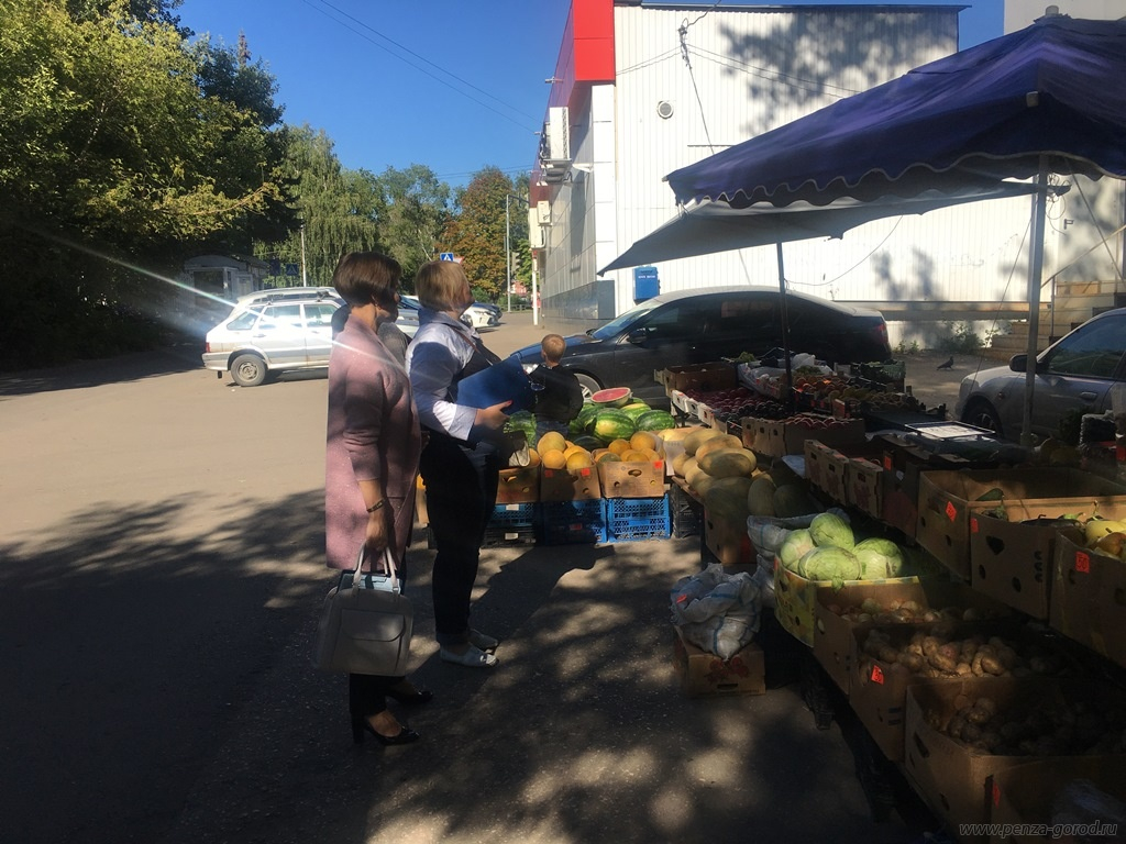 Из центра Пензы прогнали торговцев овощами и фруктами