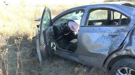 Водитель погиб на месте: в Пензенской области иномарка перевернулась в кювет
