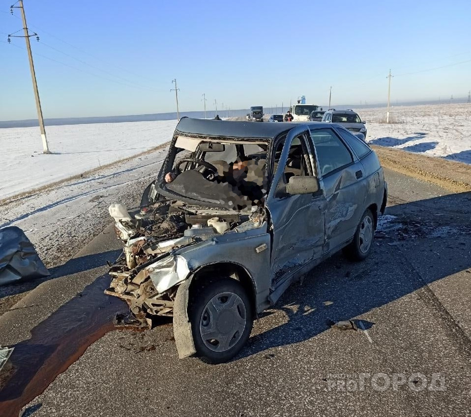Жуткая авария с лобовым столкновением произошла в Пензенской области