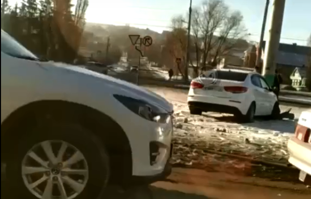 В Пензенской области на видео попали последствия сильной аварии
