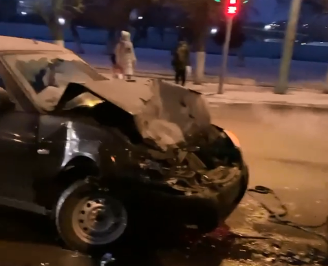 В Пензе произошла авария с участием троллейбуса и легковушки