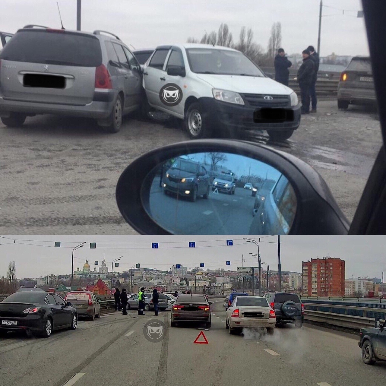 "Столкнулись 5 машин": очевидцы сообщают о массовом ДТП в Пензе