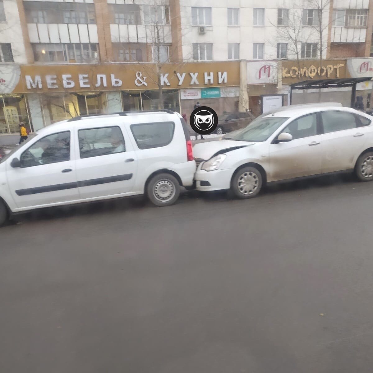 В Пензе произошла массовая авария с участием 4 автомобилей - видео