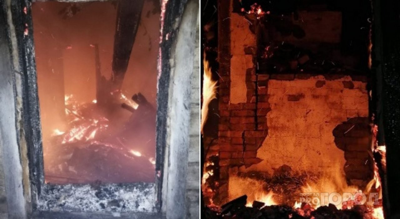В Пензенской области произошел смертельный пожар: один человек погиб