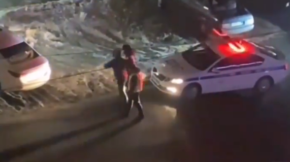 «Кричал и боролся»: В Пензе задержали буйного водителя – видео
