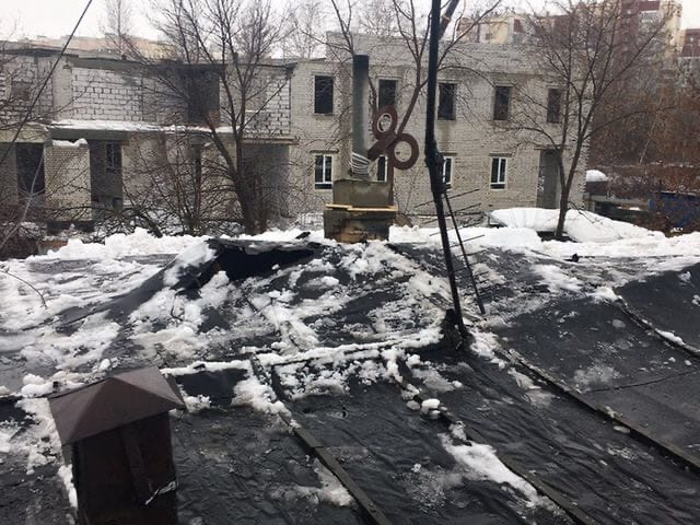 В Пензе ночью обрушилась крыша жилого дома