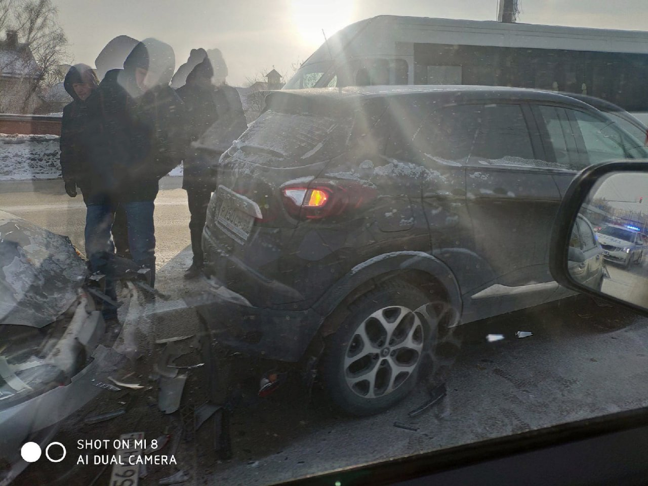 В Пензе на Терновском мосту произошла авария
