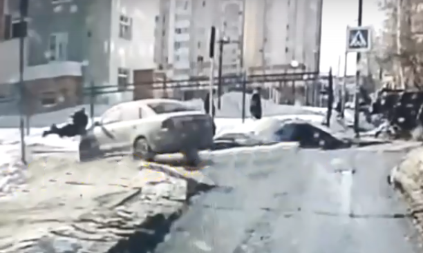 В Пензе на улице Бакунина жестко сбили ребенка – видео