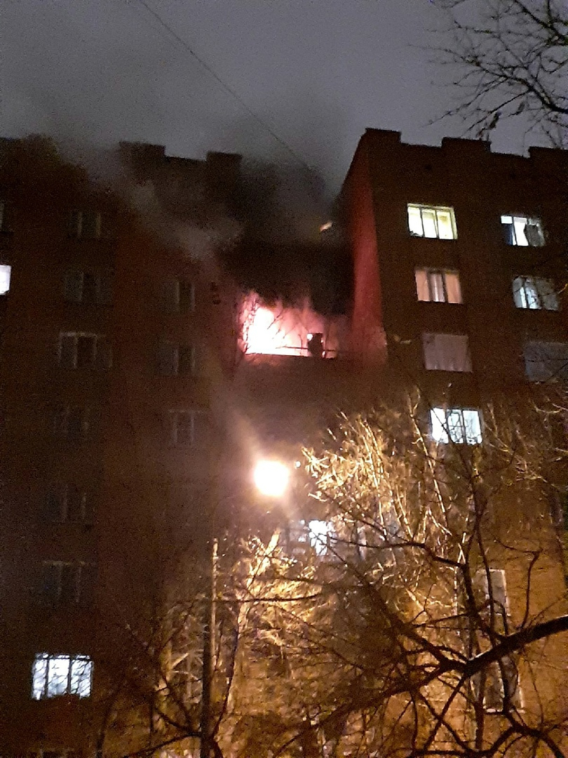 В Пензе очевидцы сообщили о сильном пожаре в Арбеково