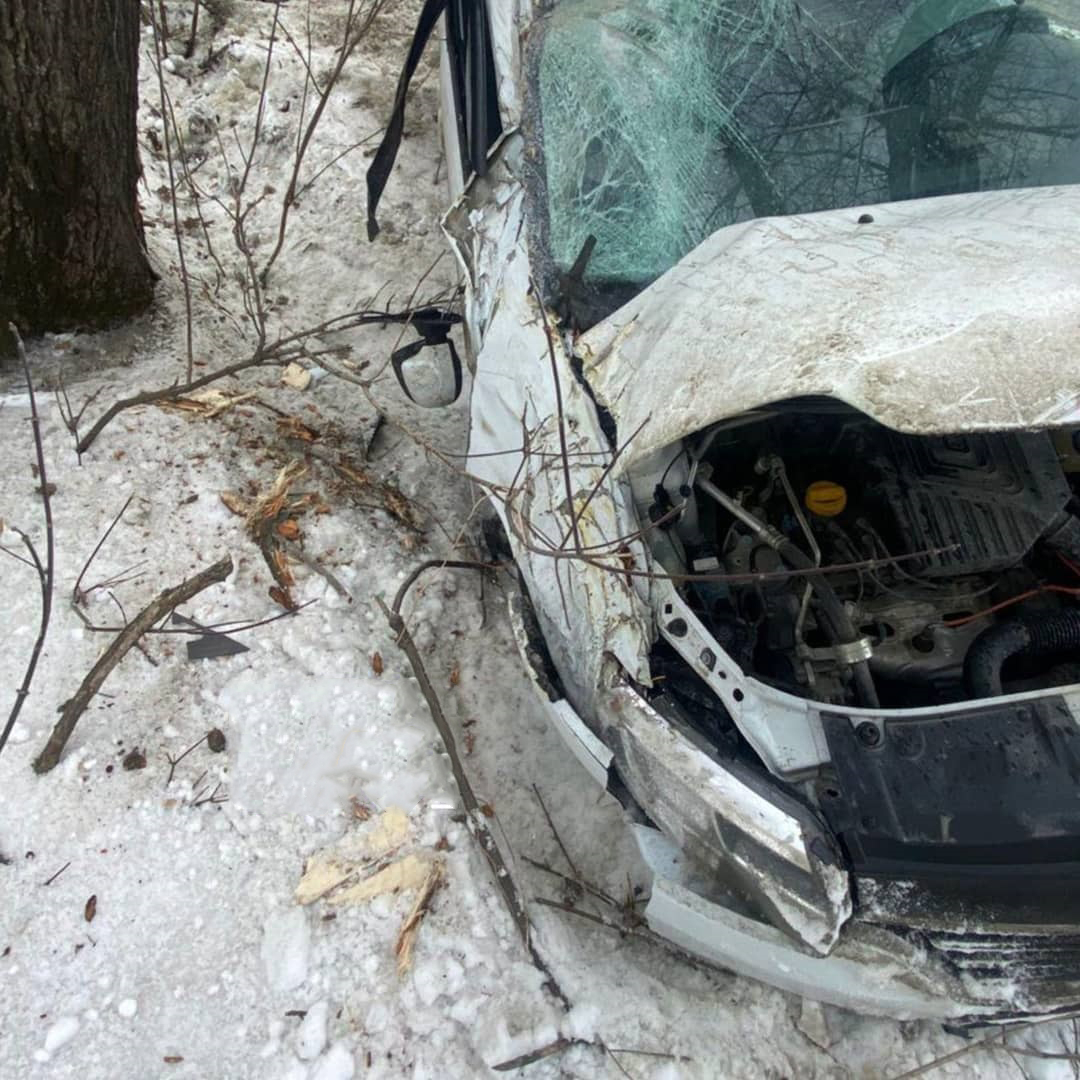 Вылетел с трассы: под Пензой произошла жесткая авария