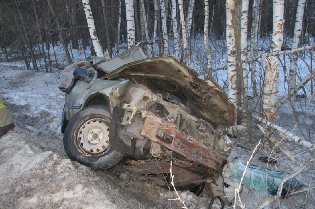 Появились фото с места жуткого ДТП на трассе "Тамбов-Пенза"