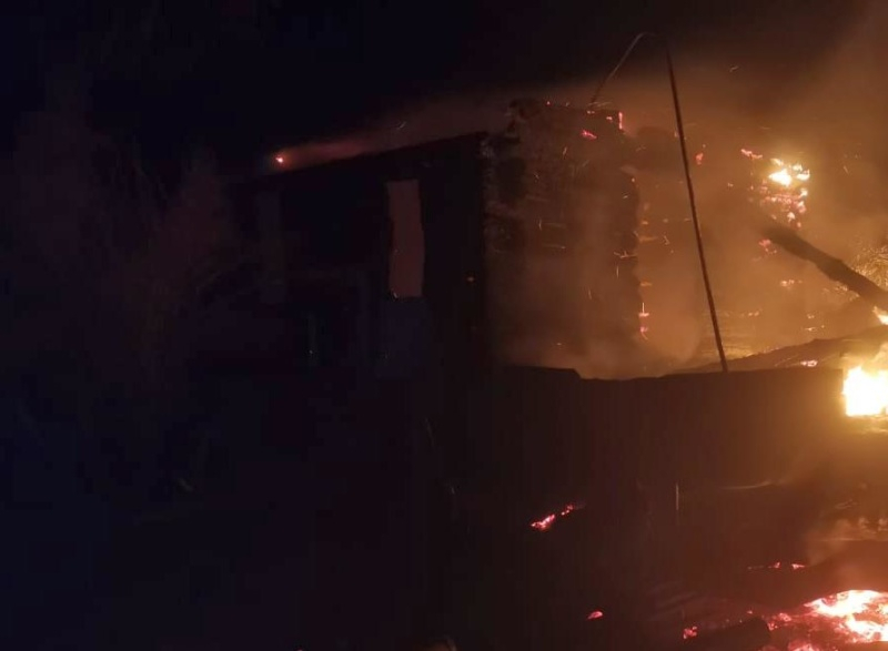 В Вадинском районе ночью произошёл пожар с пострадавшими
