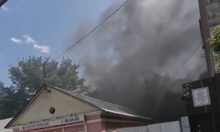 В Пензе на улице Володарского произошел пожар - подробности