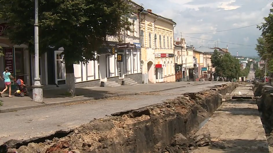 В Пензе раскритиковали темпы ремонта улицы Московской