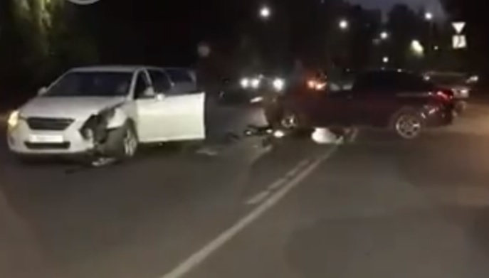 В Пензенской области в аварии пострадала женщина