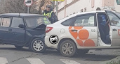 В Пензе произошла жесткая авария на перекрестке