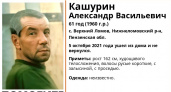 В Пензенской области объявили в розыск 61-летнего мужчину