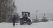 В Пензенской области открыли новый вид зимнего спорта: прокат на сноуборде за трактором
