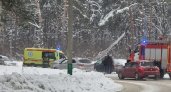 На месте реанимация и пожарные: в Пензе из-за жесткого ДТП появилась огромная пробка