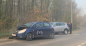 В Пензе на улице Лесной посёлок разбился автомобиль