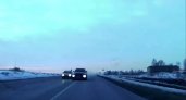 Появилось видео, как в Пензе водитель-лихач вылетел на встречку