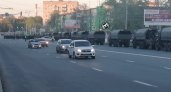 В Пензе замечена колонна военной техники