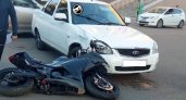 В Пензе вечером 31 мая на улице Володарского случилось ДТП с мотоциклом