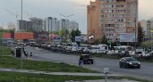 В Пензе в Арбеково образовалась огромная пробка