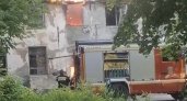В Пензе ночью загорелось здание бывшего военкомата