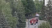 В парке Заречного загорелось здание