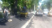 В Пензе завершают ремонт дороги на Лермонтова