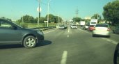 На выезде на трассу М5  в Пензе образовалась огромная пробка 