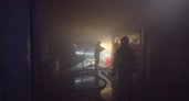 В Пензе 36 человек тушили пожар на улице Аустрина