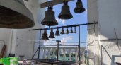 Колокольня Спасского собора в Пензе пополнилась 7 колоколами