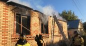 В Бессоновке в пожаре с рухнувшей крышей серьезно обгорел мужчина