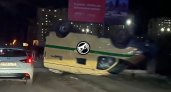 В пензенской Терновке перевернулась машина службы инкассации