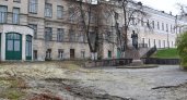 Мэр Пензы поручил привести в порядок территорию около памятника Лермонтова 