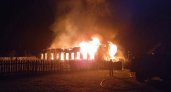 В Земетчинском районе огонь уничтожил дом площадью 200 квадратных метров