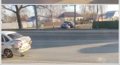 На улице Терновского в Пензе жестко столкнулись два легковых автомобиля
