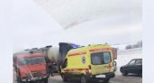 Под Пензой перекрыто движение на двух полосах из-за серьезной аварии