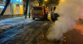 В Пензе устраняют повреждения трубопровода на улице Московской